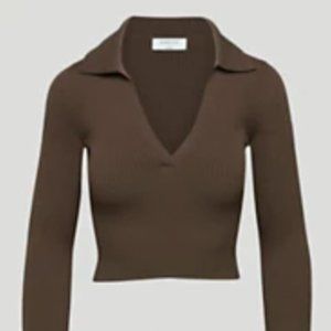 Aritzia Babaton EXCERPT SCULPT KNIT LONGSLEEVE